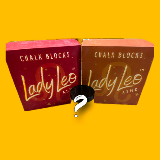 LadyLeoASMR Chalk Blocks & Glitter Bundle (2 boxes & 1 6oz. Glitter)